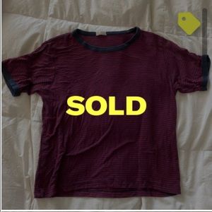 Brandy Melville Nadine Ringer Tee